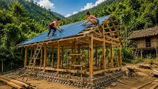 Thumbnail: The entire process of two talented young women building a wooden house in just 230 days.