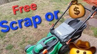 Thumbnail: Free lawnmower scrap or cash🤔🤔