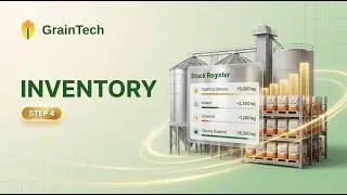 Thumbnail: GrainTech Inventory: Real-Time Stock Across Grain, Bardana & Finished Goods | Step 4