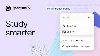 Thumbnail: Study Smarter with Superhuman Go | Try Grammarly