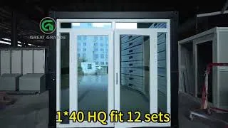 Thumbnail: Grande Foldable Container House with Glass Door#container #home