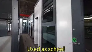 Thumbnail: Connection foldable container house for school#containerhouse #prefabhouse