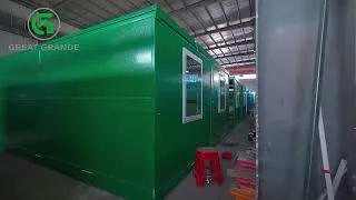 Thumbnail: Two connections foldable container house customization#containerhouse