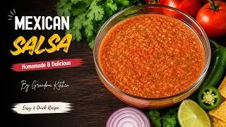 Thumbnail: How to Make Fresh Mexican Salsa at Home | Perfect for Dipping!