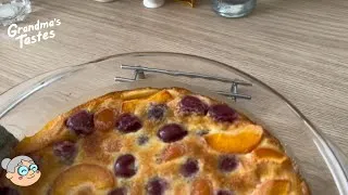 Thumbnail: This French Clafoutis Will Ruin All Other Summer Desserts 🍒🍑 (Cherry & Apricot Magic!) #asmr 