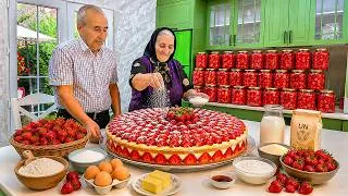 Thumbnail: Grandma's Secrets: Easy Homemade Strawberry Cake and Jam Recipe!