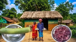 Thumbnail: 80years old grandma and grandpa lifestyle | cooking LIVER with BOTTLE GOURD curry | rural lifestyle