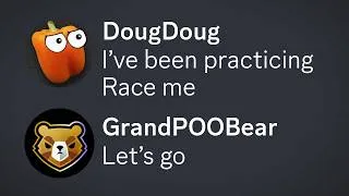 Thumbnail: DougDoug challenged me to a Mario Race