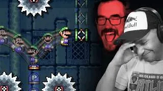 Thumbnail: Barb Keeps Making Evil Mario Maker Levels