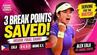 Thumbnail: ALEX EALA SURVIVES 3 BREAK POINTS TO WIN! 🇵🇭🔥 | INSANE Final Game vs Wang Xinyu