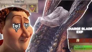 Thumbnail: Trying to learn the charge blade without a tutorial In Monster Hunter World...