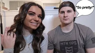 Thumbnail: DOING MY MAKEUP TERRIBLE TO SEE IF MY HUSBAND NOTICES | Grant and Court