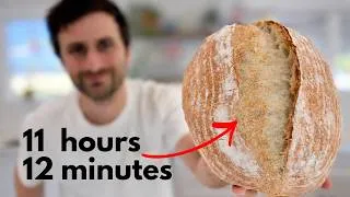 Thumbnail: Same-Day Sourdough (Unfed starter to baked bread in 12 hours)