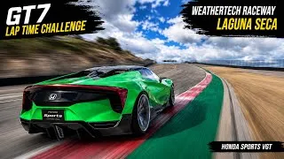 Thumbnail: GT7 Lap Time Challenge | WeatherTech Raceway Laguna Seca | Honda Sports VGT + Braking Points #gt7 