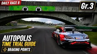 Thumbnail: GT7 Time Trial Guide + Braking Points | Autopolis International Racing Course | Daily Race B Gr.3