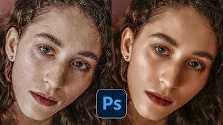 Thumbnail: I Built a One-Click Skin Retouch Action