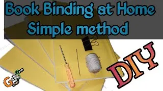 Thumbnail: How to bind books easily at home |DIY soft book binding|Simple chart binding|Easy way|Grasp and Gain