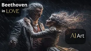 Thumbnail: Beethoven Romance | Thunder & Rain sounds | Dark Academia