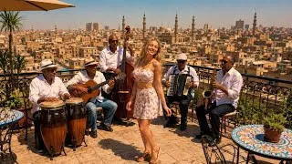 Thumbnail: DESERT ROMANCE ❤️ Egyptian Cha Cha Cha | Relaxing Latin Rhythms with Sax & Accordion