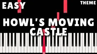 Thumbnail: Howl’s Moving Castle - Theme | EASY Piano Tutorial