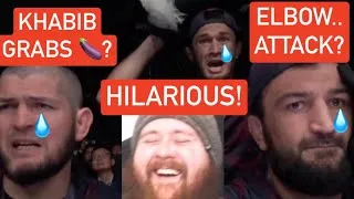 Thumbnail: THE MMA GURU CANT STOP LAUGHING AT KHABIB & USMAN NURMAGOMEDOV CORNER REACTION AFTER UMAR GETS SLEPT