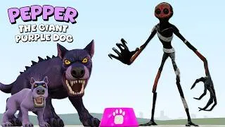 Thumbnail: I MADE NEW CREEPY FIGURE And PURPLE DOG PEPPER THE GIANT PURPLE DOG! Garry's Mod
