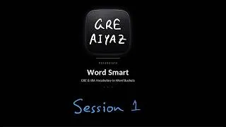 Thumbnail: Word Smart by GRE AIYAZ Session 1