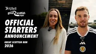 Thumbnail: Meet Your AJ Bell Great Scottish Run 2026 Official Starters | Eilish McColgan & Craig Ferguson