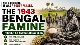 Thumbnail: 1943 - The Bengal Famine | Explained #farming #greenagri #agriculture 