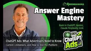 Thumbnail: ChatGPT Ads: What Advertisers Need to Know, Current Limitations, How to Test the Platform – Video 52