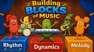 Thumbnail: Building Blocks of Music (SONG) for Kids | Learn the Elements of Music | Green Beans Music