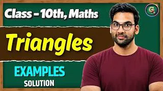 Thumbnail: Class - 10, Triangles Examples || Complete maths ch 6