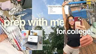 Thumbnail: COLLEGE PREP WITH ME for freshman year! 🎧🌟 *dorm haul, scheduling & getting ready*