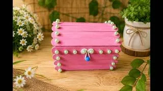 Thumbnail: DIY Hanging Decor from Popsicle Sticks | Beautiful Handmade Craft Idea