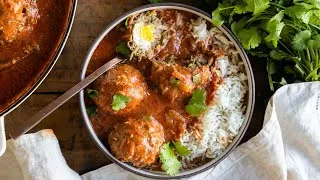 Thumbnail: Albóndigas  (Mexican Meatballs) in Tomato Salsa