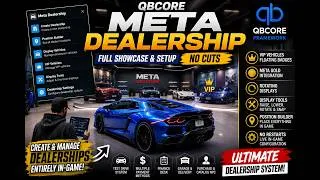 Thumbnail: QBCore Meta Dealership | Full Showcase & Setup | No Cuts