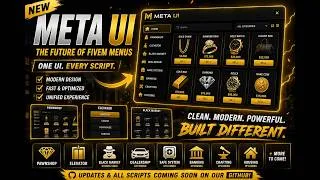 Thumbnail: 🔥 NEW Meta UI Preview | One UI for Every FiveM Script | QBCore