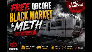 Thumbnail: FREE QBCore Black Market & Meth Script 🔥 Full Showcase | FiveM
