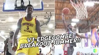 Thumbnail: VJ Edgecombe Is A DAWG!! Unranked To To #7 On ESPN!! | 2022 Breakout Summer Season Highlights