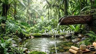 Thumbnail: Música Relaxante: Sons de Água na Selva Luxuosa + Piano Terapêutico 🌿 Sono Profundo