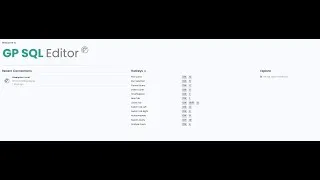 Thumbnail: Introducing the Greenplum SQL Editor