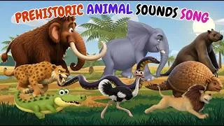 Thumbnail: Prehistoric Animal Sounds Song 🦣 Learn Cenozoic Animals Song for Kids 🎵 Best Toddlers Nursery Rhymes