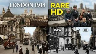 Thumbnail: Rare HD Footage: London in 1918 – Months Before the End of WWI | Seeing London Archive Film