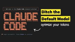 Thumbnail: Claude Code's Default Model Setting Is Wasting Your Tokens — Here's the Fix