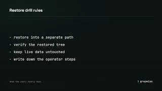 Thumbnail: Encrypted Backups with restic: Backup, Restore, Automate