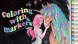 Thumbnail: Using Ohuhu markers 🌷 // Sketchbook session #12