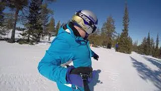 Thumbnail: Warmup for snowboarding at Ylläs in Kolari municipality North Finland