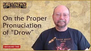 Thumbnail: Is it Drow or Drow? Settling the D&D Debate