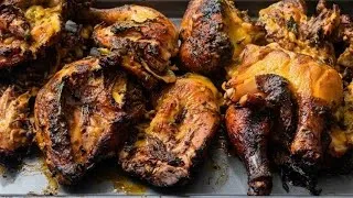 Thumbnail: GRILLED WHOLE CHICKENS!! WITH CAROLINA TANGY GOLD SAUCE 