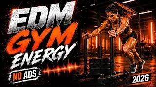 Thumbnail: ⚡ Ultimate EDM Workout Mix | High Energy Cardio • NO ADS